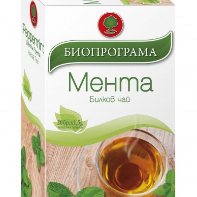 Мента билков чай - Bioprogramme - 20 бр.