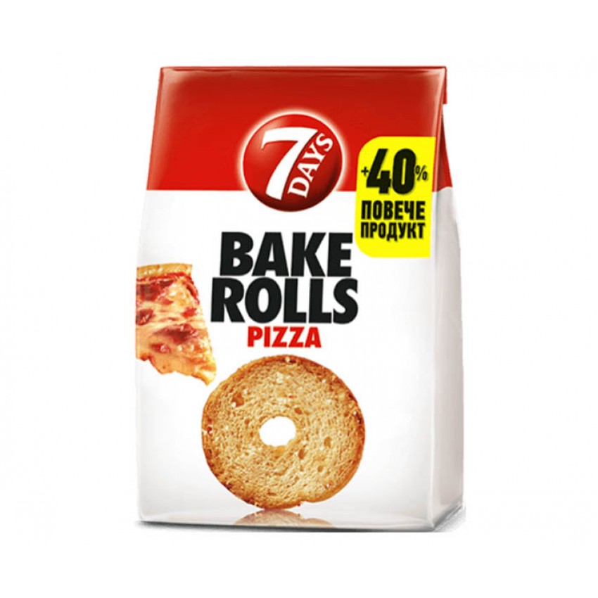 Чипита България 7 Days Bake Rolls Пица - 112 гр.