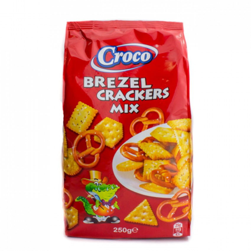 Дамакра ООД - Croco Brezel crackers Mix - 250 гр.